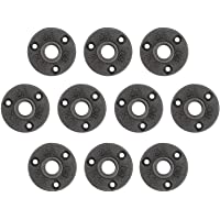 eSynic 10 pcs Montaje de Tubería 1-2 BSP Estante de Pared de Soporte de Tubería Metálica 10 Bridas de Tubería de…